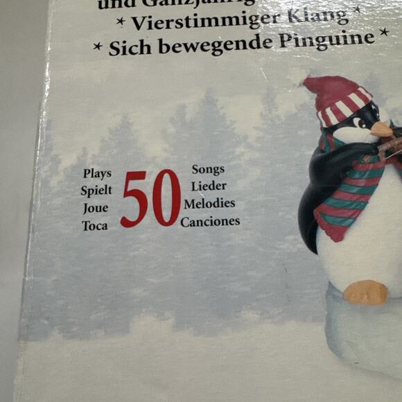 Mr. Christmas Penguin Players Band Playing Instrument Animated Music w/Box READ - Picture 12 of 15